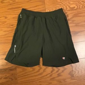 Small green Champion shorts w/ liner